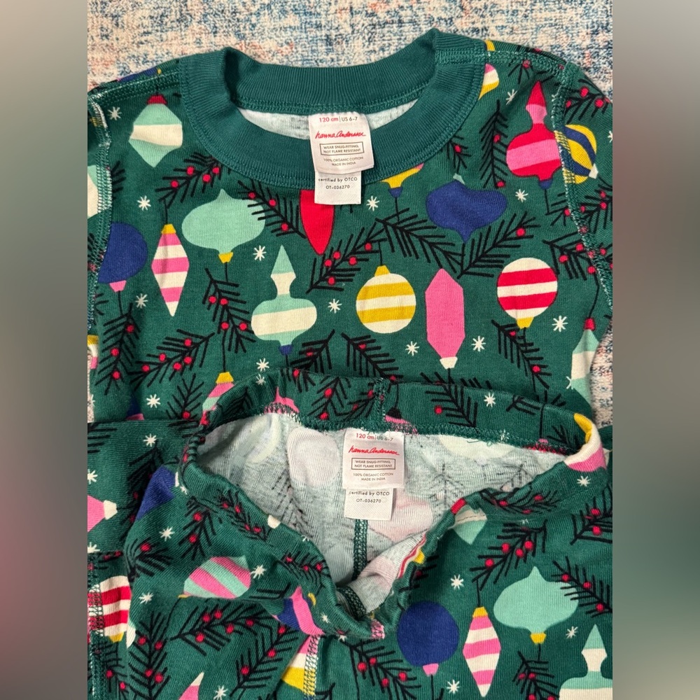 Hanna Andersson Kids Long John Pajama Set - Picture 2 of 3